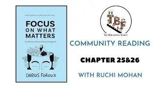 Focus on What Matters| Letter 25 and 26 | Ruchi Mohan