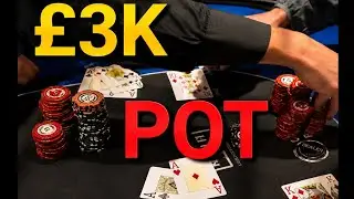 &pound;3K POT 3WAY ALLIN 5CARD OMAHA ACES CAN WE HOLD #CASHGAME #CASINO #GAMES #LIVE #POKER #TEXASHOLDEM