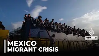 Migrants in Mexico: Thousands trapped since Trump's immigration crackdown