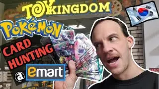 Pokemon Card HUNTING in Korea! | Emart and McDonalds in Korea!