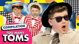 Tiny Tom Gets Lost and The Serial Scrambler Strikes Again! | Too Many Toms | Comedy for Kids