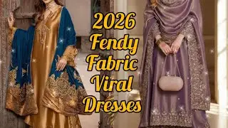 2026 me fendy fabric dresses trend me hain ✨️designer party wear dress for girls✨️