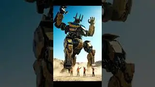 Massive Mech Landing: Construction Crew's Shocking Encounter! 🚧