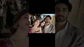 Sajal Aly, Saboor Aly and Ali Ansari At Laiba Khan Mehndi #shorts #showbiz #sajalali