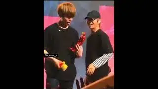 jungkook reaction when tae gave him an iron man😘😘#bts #jungkook #btsarmy #taehyung #btsshorts