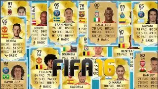 FIFA 16 Official Player Ratings (Arsenal, Barcelona, Liverpool, Manchester Utd  Milan, PSG etc.)
