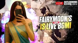 FAIRYMOON'S LIVE🌙|BGMI LIVE🔴| Girl Gamer | Cute Rage Moments🤭| fun & entertaining Gameplay #bgmi