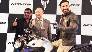 John Abraham Launches Yamaha MT-09 @ Auto Expo 2016