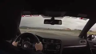 1UBERVW Golf R MK7 AutoX with PCA-OCR @ El Toro, Irvine, CA - 2/19/17