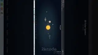 3d solar system html & css code project #viral #html #short #shorts