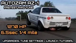 Forza Horizon 5 - FASTEST AWD AUTOZAM AZ-1 DRAG TUNE (Upgrades and Tune Settings)#forzahorizon5 #fyp