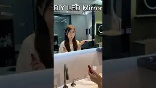 DIY LED Mirror | Make Up Mirror with LED Lights and Touch Switch