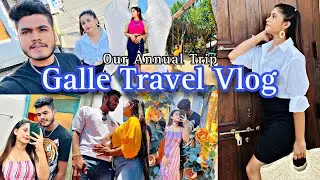 Our Annual Trip Galle Travel Vlog🪸|Galle🪼|ගාල්ල🐚|මිරිස්ස🐳|Srilanka🇱🇰|Couple🦋|Love 💕