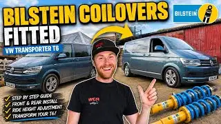 Установка амортизаторов Bilstein на VW Transporter | Инструкция для T5 и T6
