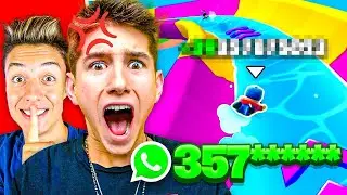 METTO il NUMERO di TELEFONO di FERRO su Stumble Guys per 24 ORE!😱*SCHERZO*
