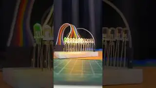 Making LED Chaser light using Arduino🏮🏮#shorts #cycling #shortsindia