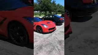 Regular traffic always parking next to my corvette! #c7corvette #corvette #corvetteclub