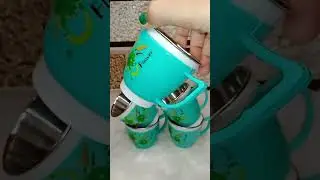 Steel Tea Cup Set #shorts #ytshorts #cupset #tea #cup    #meesho #viralproducts #mostviral