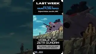 Zeta Gundam E14 Shakedown #anime #nostalgia #gundam #scifi #robot #action #shorts #review #retro