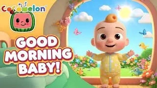 Good Morning Baby Nursery Rhyme | Cute 3D Cartoon Morning Song for Kids | Fun Learning Rhymes 🌞👶🎵