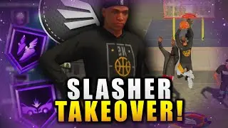 Slasher Taking Off With The Best Badges In The Game! NBA 2K20 Park Gameplay
