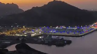تصوير ليلي من اعلئ قمه قلعة صيره عدن