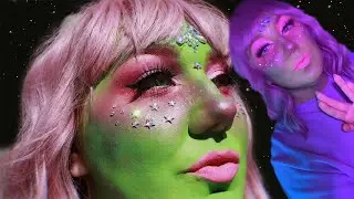 An Alien visits Baltimore (makeup + vlog)