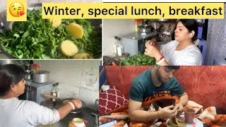 Winter special lunch desi style Bathua saag 🥒 recipe or Breakfast 💁‍♀️#lunch #breakfast 