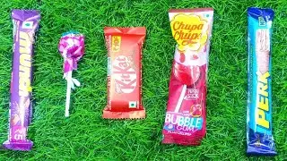 Asmr most popular candys / some lots of colorful rainbow lollipop candy/ unpacking chocolate eat
