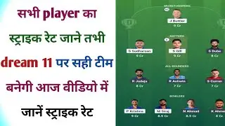 Player ka strike rate kaise nikaale