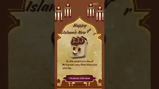 Happy Islamic New Year Status |Muharram Status 2024|Islamic New Year Status |Islamic New Year 1446
