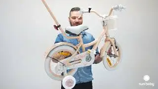 Bicyclette pour une fille Flower Bike de 3 &agrave; 6 ans, 14 16 pouces - instructions de pliage