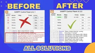 Исправление ошибки неожиданного завершения работы Apache в XAMPP [РЕШЕНО]
