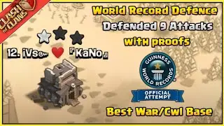 Best Townhall 9 War / Cwl Base 2021 || Th9 Mega Troll Base - World Record Defence in Clash of Clans
