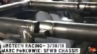Upside down Acura Integra at NRGtech