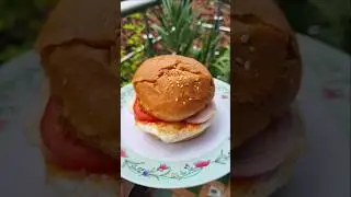 egg burger 🍔 #shorts