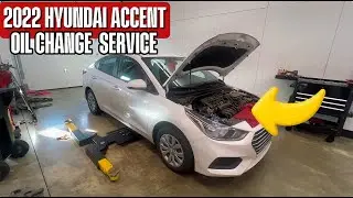 Hyundai Accent Oil Change Service 2018-2022 1.6L MPI Engine | POV @WrenchingRyan​