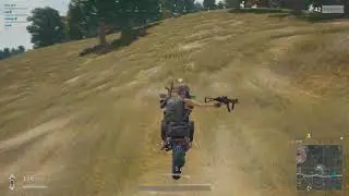 Не нападай на байкеров - PUBG bike moment