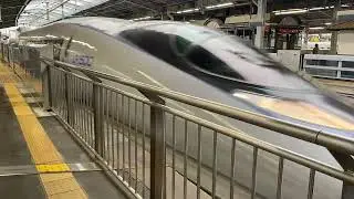 JR西日本 山陽新幹線 500系 V7編成 こだま 854号 新大阪駅 停車