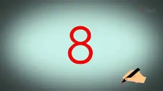 Learn how to write number 8(EIGHT), Kids preschool learning, Kindergarten learning.