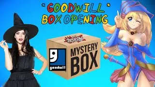 Opening An EPIC Yugioh MYSTERY BOX From Goodwill Auctions. Beautiful Dark Magician Girl