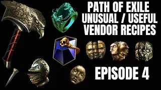 Path of Exile Useful & Unusual Vendor Recipes - PoE Sanctum League 3.20 - Episode 4 POE