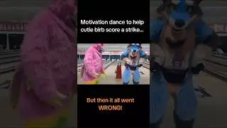 Fursuit Motivational Dance... Gone wrong!#Fursuitbowling #publicfursuiting #OZfurs #NSWfurs