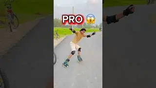 skating stunt😱 Vs cycle rider👀 ￼ #skating #cycle #stunt #trending #shortsfeed #shorts