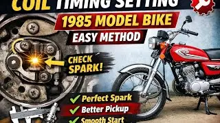 Easy Coil Setting Method | 1985 Model Bike Coil Timing Adjustment | Old Model Bike Tuning#bike