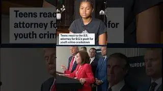 Teens react to the U.S. attorney for D.C.'s push for youth crime crackdown