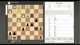 Compx Chess 4 6 Vs Nigel Short (2225) 0-1 Blitz Match Game 4 1978