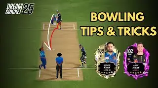 Spin & Fast bowling tips and tricks dream cricket 25. Rashid Khan|Adam Milne #dc25 #dreamcricket25