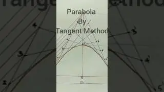 Parabola by Tangent Method /Engg. Drawing