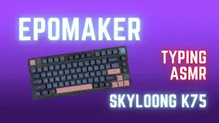ASMR | EPOMAKER SKYLOONG GK75 TYPING TEST | RED SWITCH | NO TALKING
